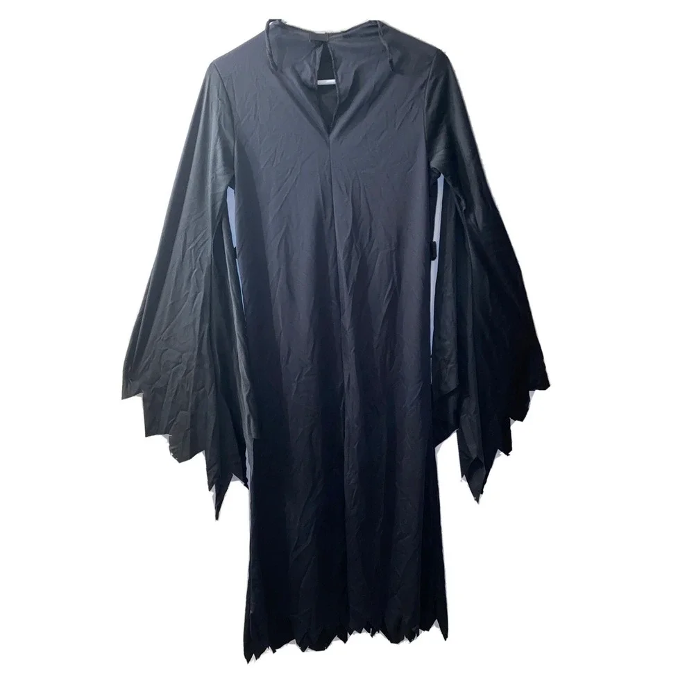 Skeleton Mask Cloak Californian Costume Creepy Horror Con Halloween Youth XL